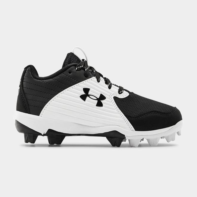 Under Armour Leadoff Low RM Jr. - Chlapcenske Baseballová Obuv - Čierne/Biele